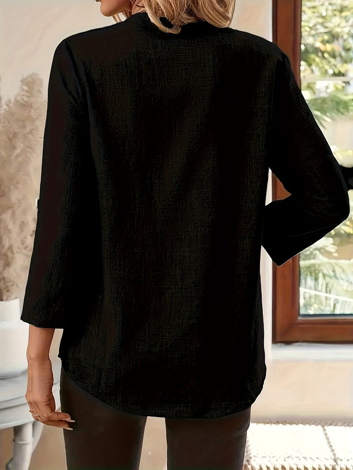 Sylvie | Relaxed V-Neck Top