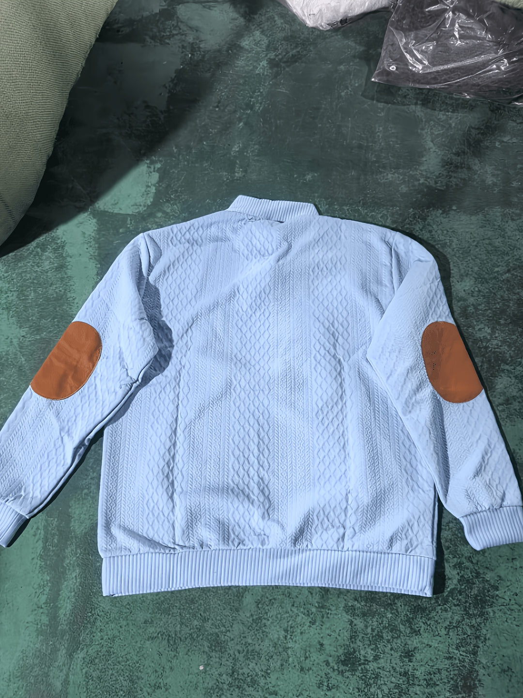 Gabriel | Textured Stand-Collar Jumper