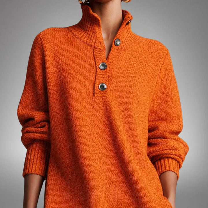 Naomi | Sophisticated High Neck Dress
