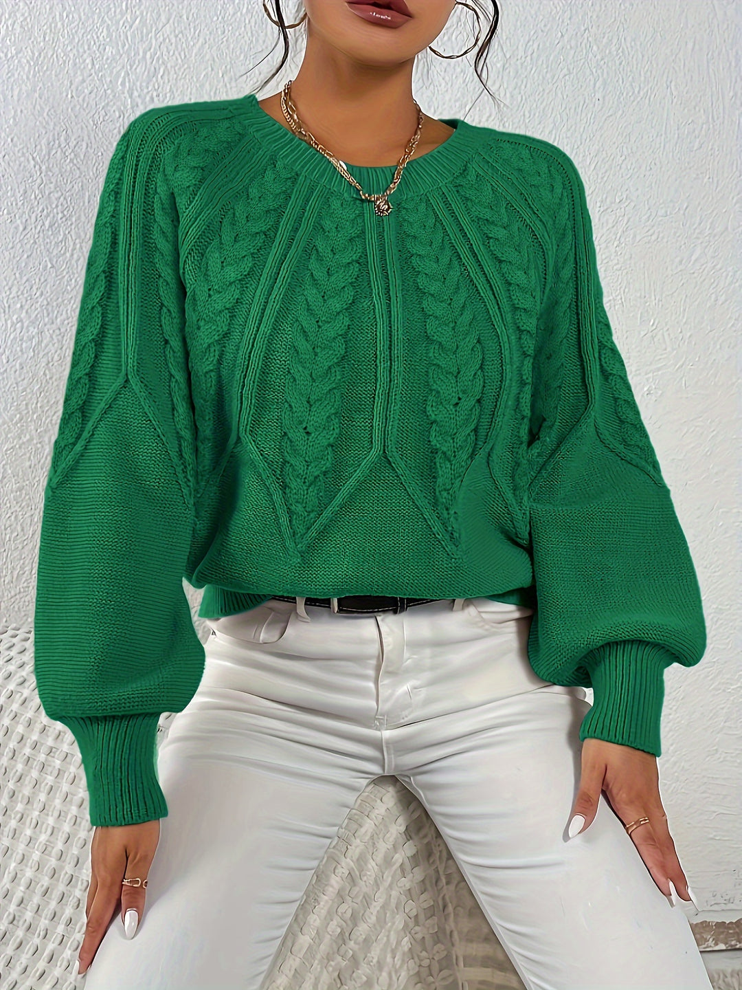 Ophelia | Relaxed Cable-Knit Sweater