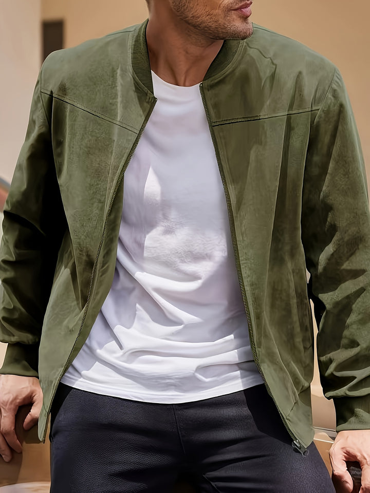 Bradley | Refined Lightweight Zip-Up Jacket