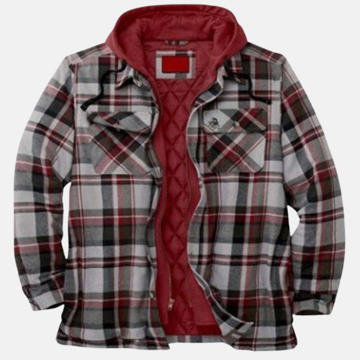 Roland | Rugged Checked Hooded Jacket