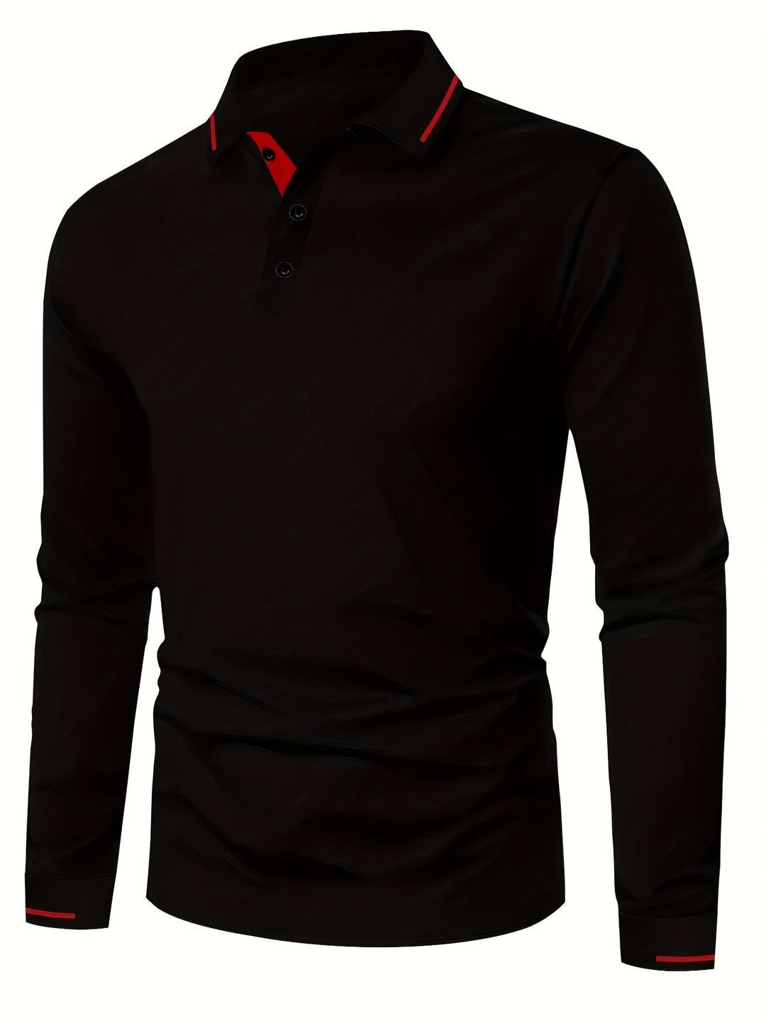 Reginald | Refined Long-Sleeve Polo Shirt