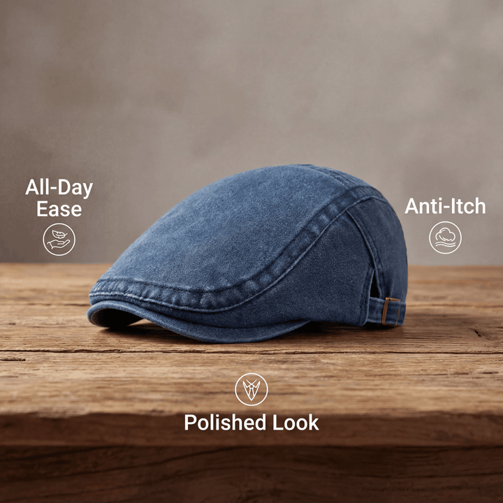 Arthuro | Classic Denim Flat Cap