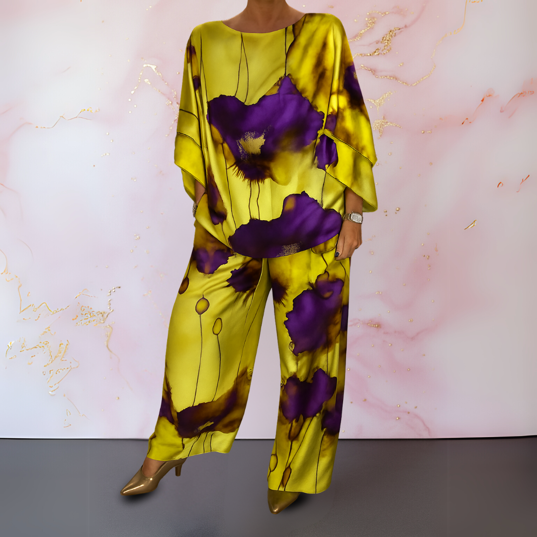 Cordelia | Stylish Satin Two-Piece Set