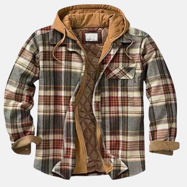 Roland | Rugged Checked Hooded Jacket