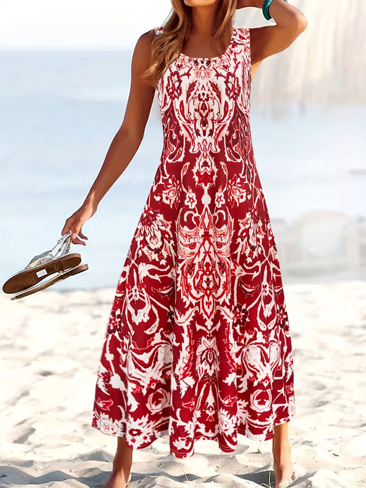 Yvonne | Sleeveless Floral Summer Dress