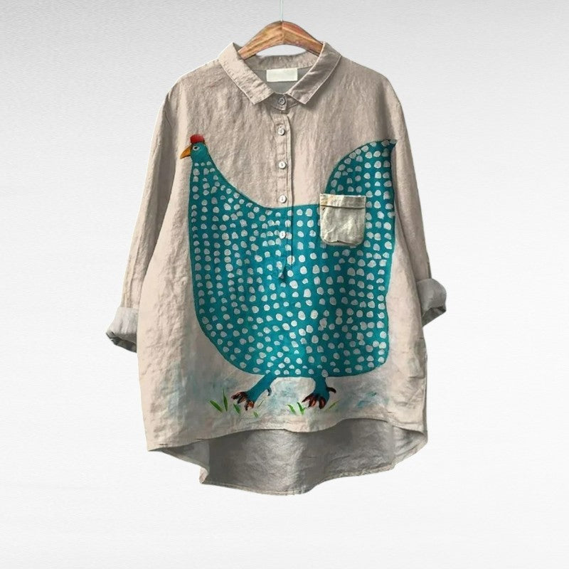 Lenora | Stylish Vintage-Inspired Fashion Blouse