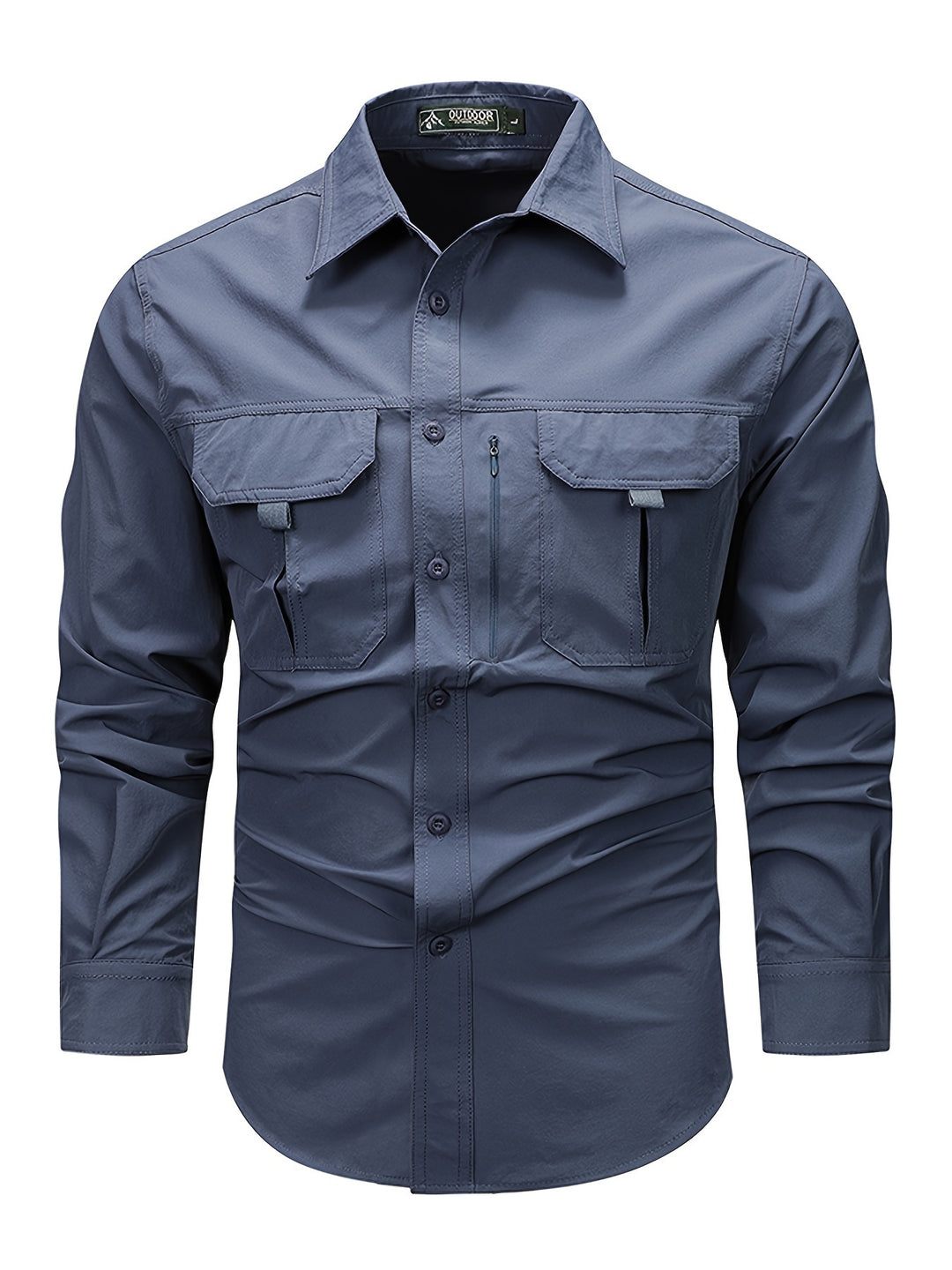Hollis | Utility Long-Sleeve Cargo Shirt