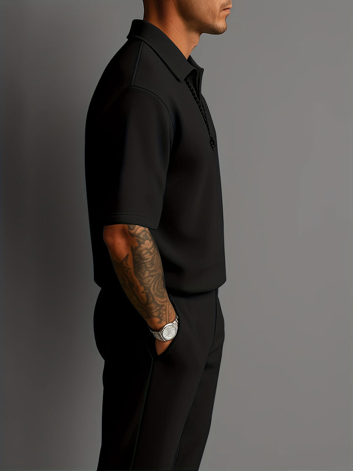 Rhett | Refined Short-Sleeve Two-Piece Set