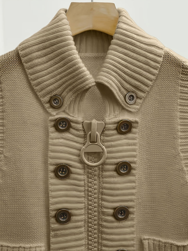 Marguerite | Structured High-Collar Zip Waistcoat