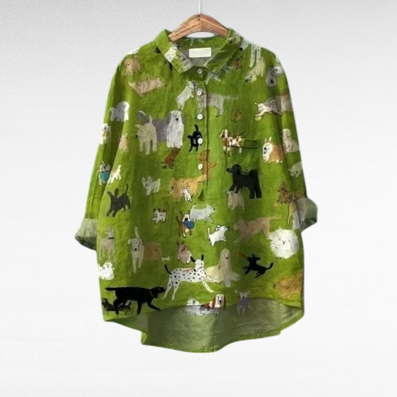 Kaela | Vintage-Inspired Dog Blouse