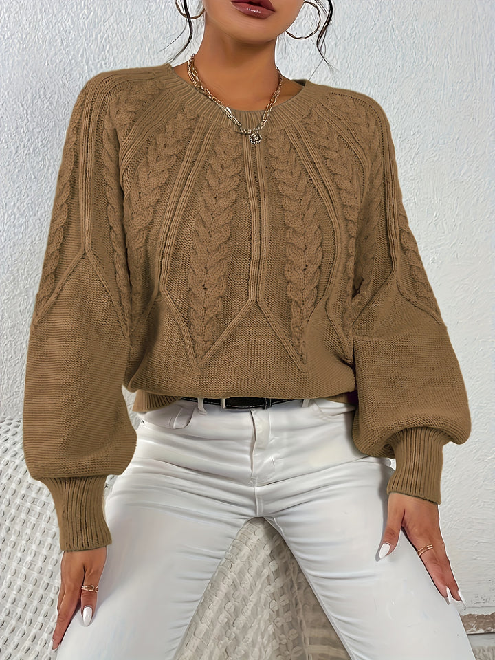 Ophelia | Relaxed Cable-Knit Sweater