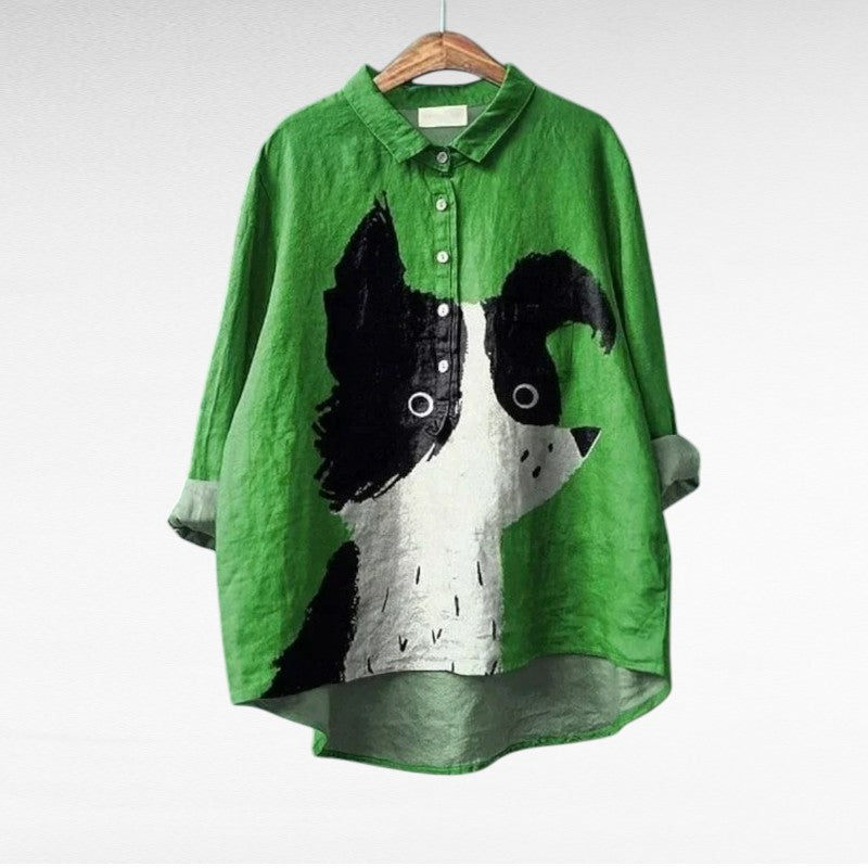 Meadow | Classic Vintage-Chic Dog Blouse