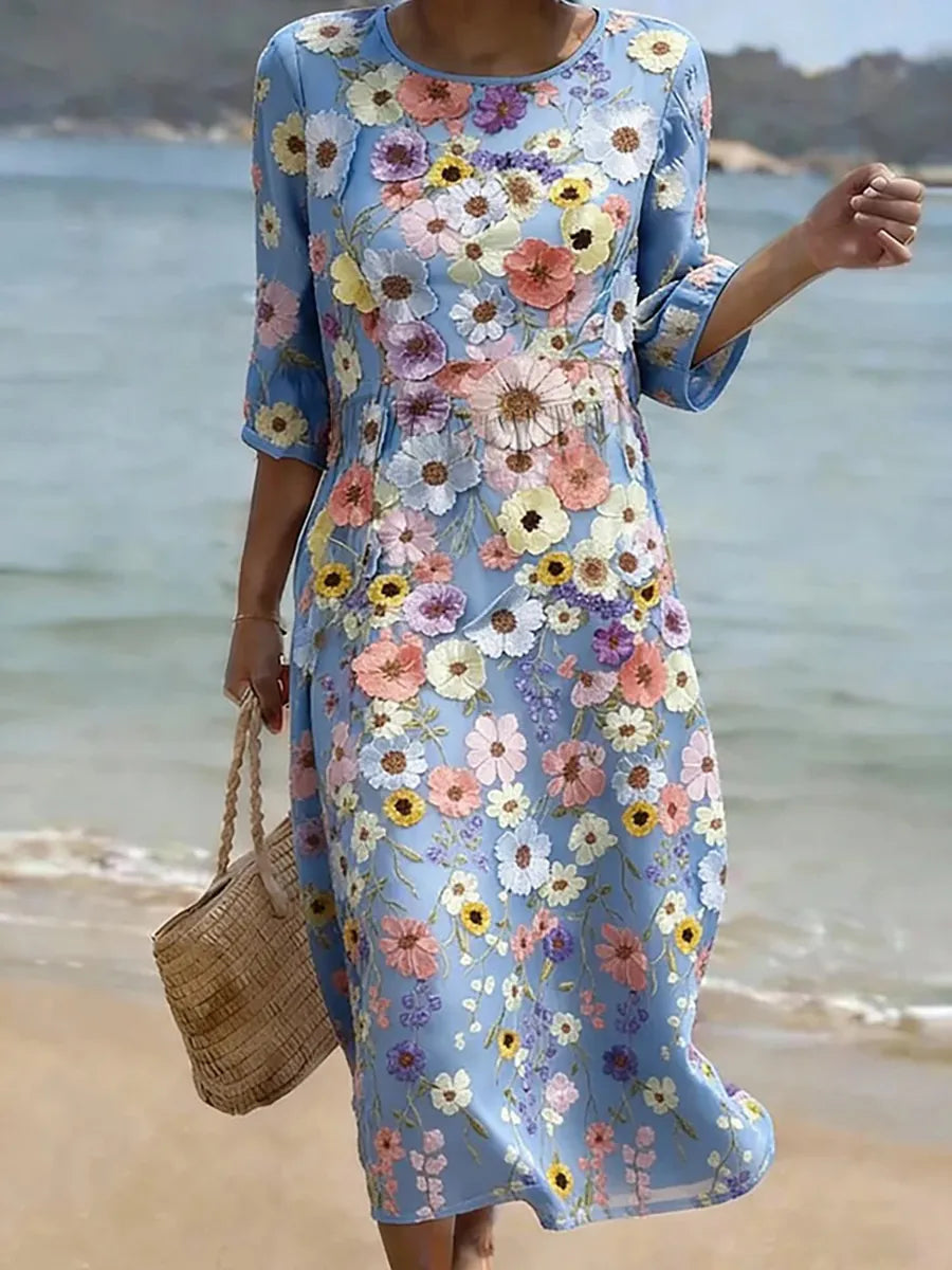 Melissa | Comfortable Elegant Midi Dress