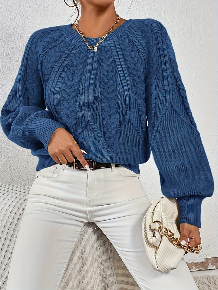Ophelia | Relaxed Cable-Knit Sweater