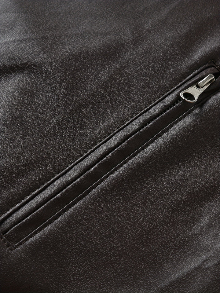 Wallace | Stand-Collar Moto Jacket