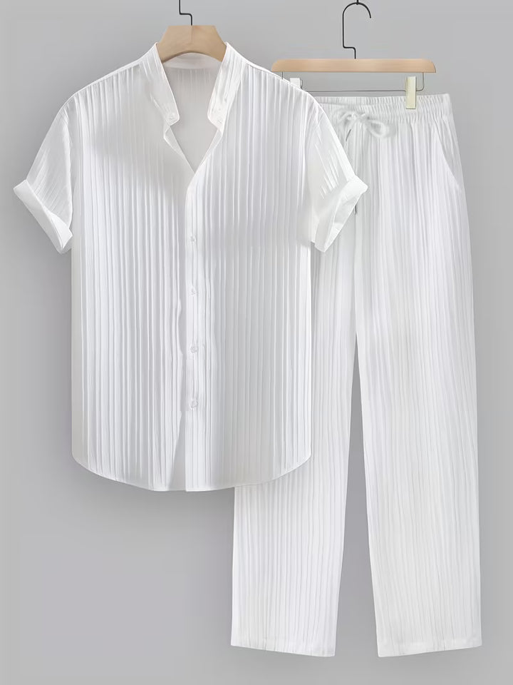 Mitchell | Classic Collar Shirt and Trouser Set
