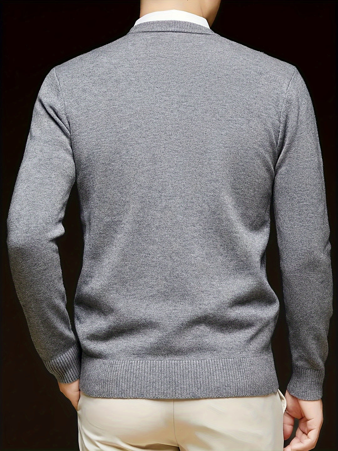 Nigel | Refined V-Neck Jumper