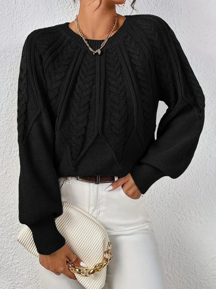 Ophelia | Relaxed Cable-Knit Sweater