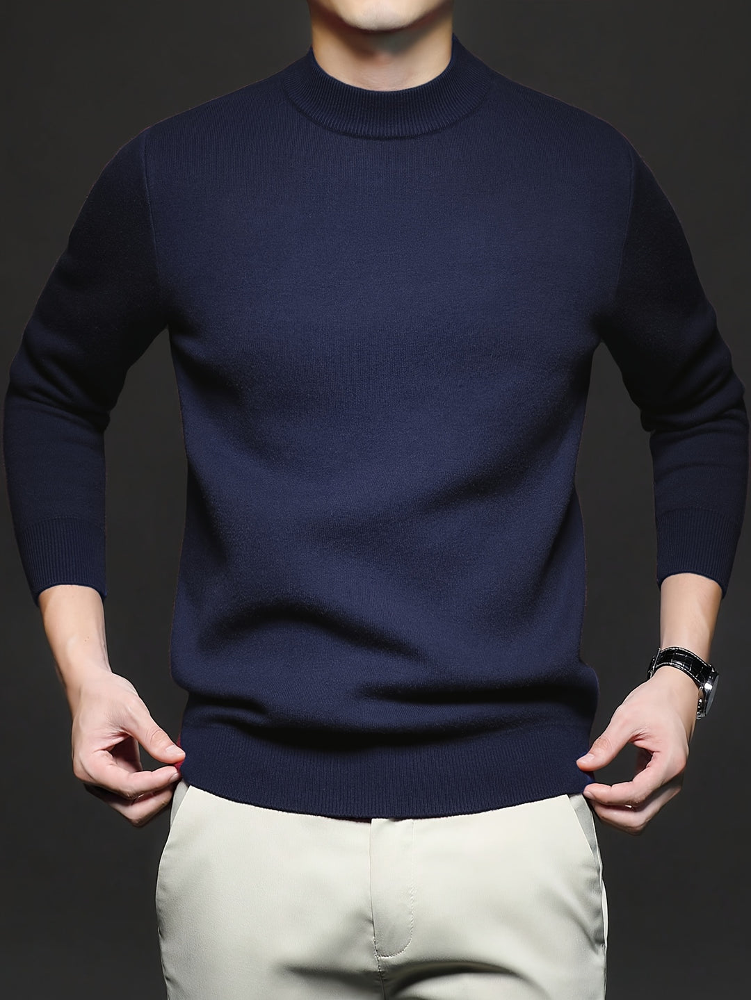 Tobias | Refined High-Neck Sweater