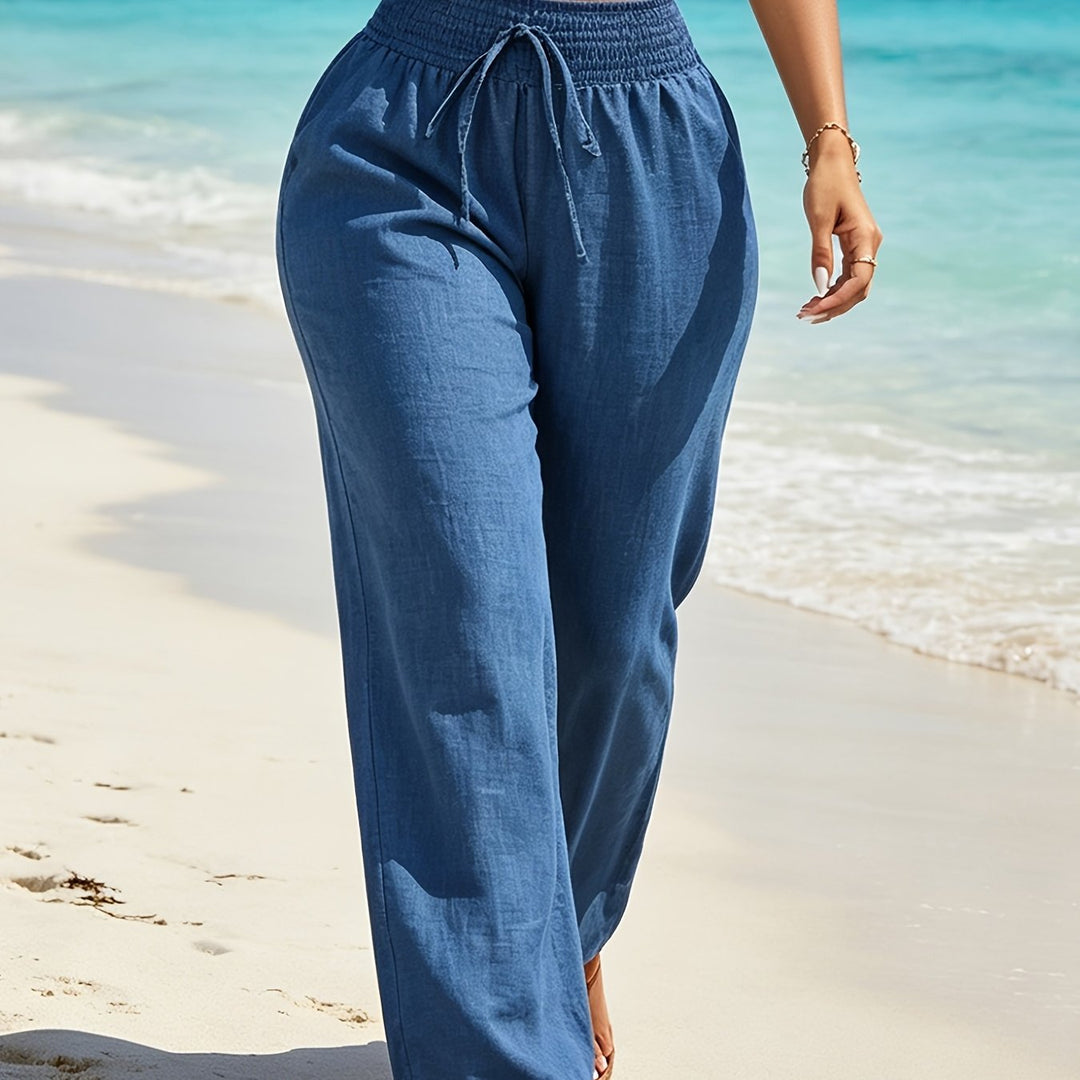Elaine | Flowing Wide-Leg Trousers
