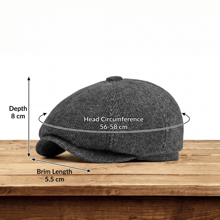 Charles | Classic Everyday Blend Flat Cap