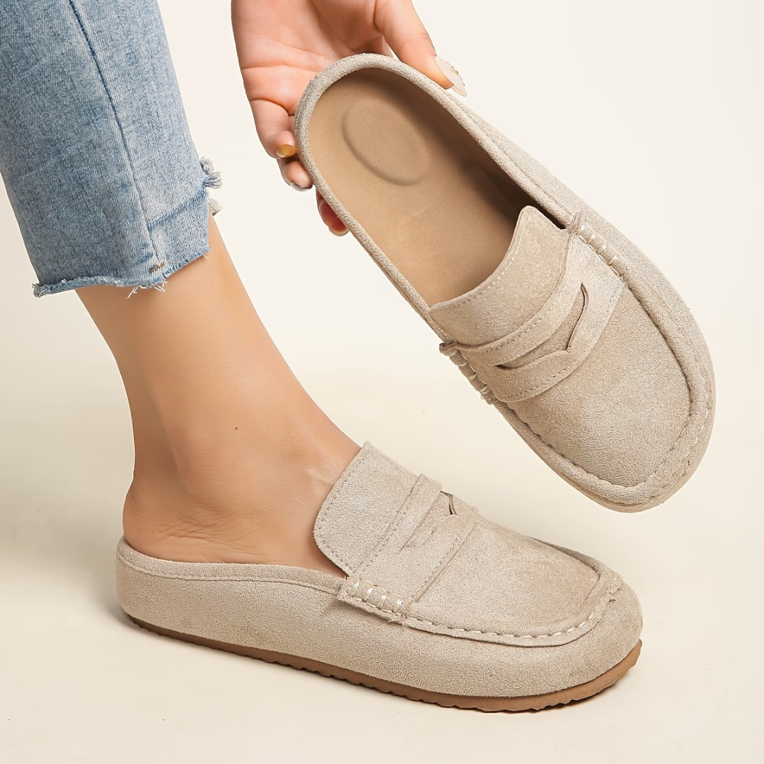 Rhianna | Stylish Soft Suede Loafers