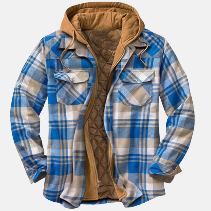 Roland | Rugged Checked Hooded Jacket