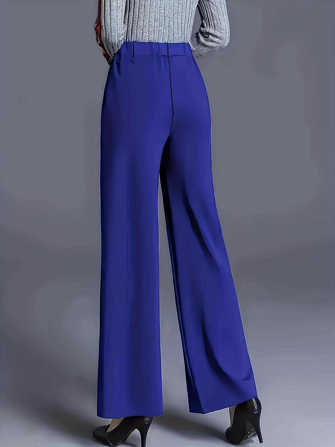 Marlene | High-Waisted Straight-Leg Trousers