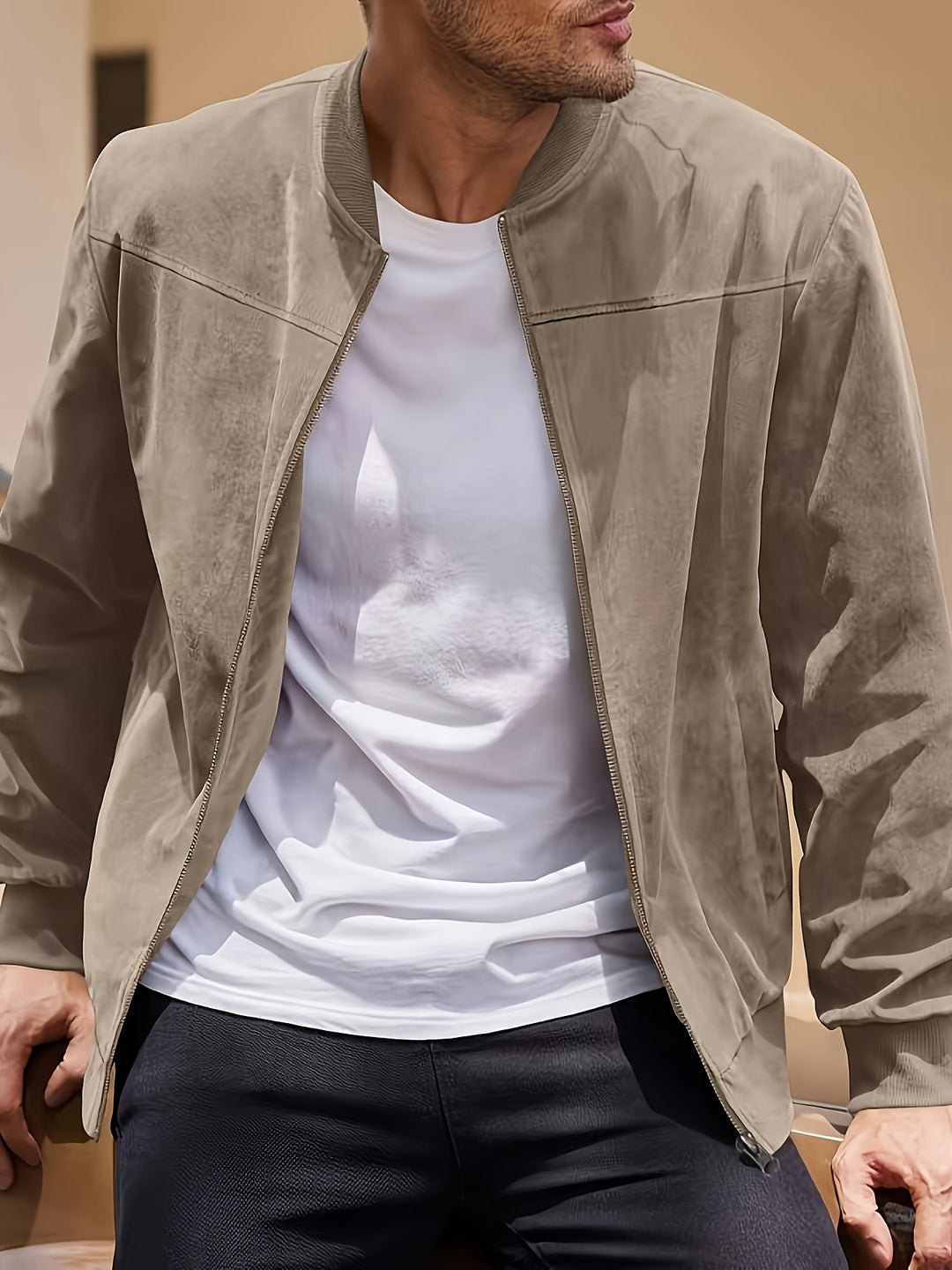 Bradley | Refined Lightweight Zip-Up Jacket