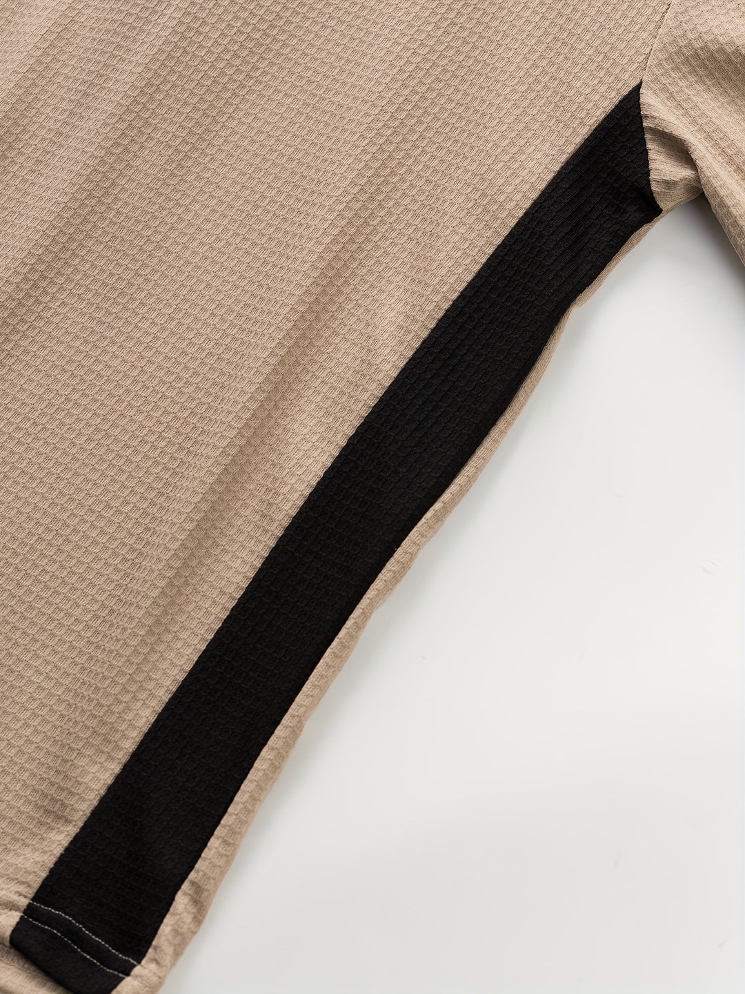 Sawyer | Textured Contrast Henley Shirt