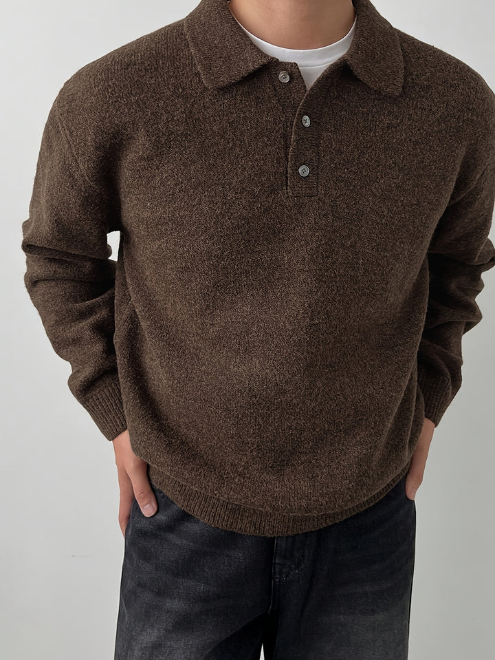 Reid | Polo Collar Knit Jumper
