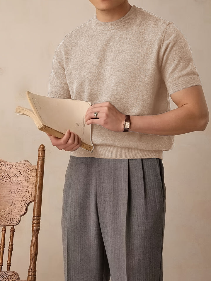 Rowland | Refined Short-Sleeve Knit Top