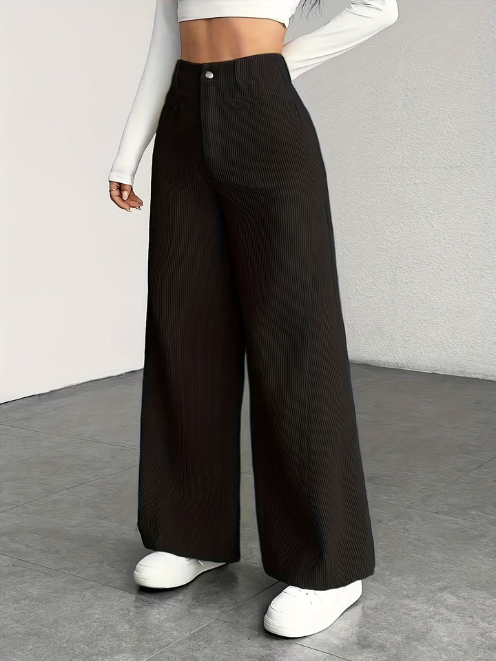 Nora | High-Waisted Wide-Leg Trousers