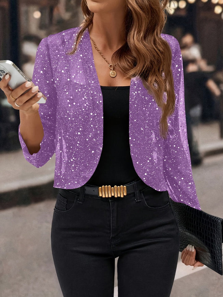 Raina | Stylish Glitter Sequin Cardigan Jacket
