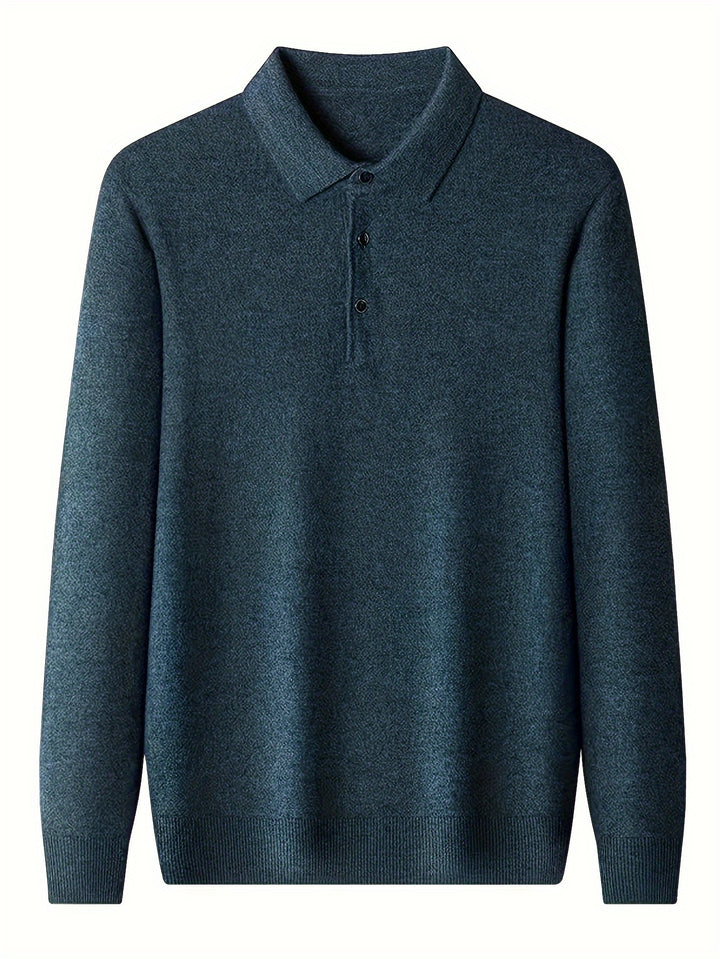 Frederick | Refined Collared Polo Jumper
