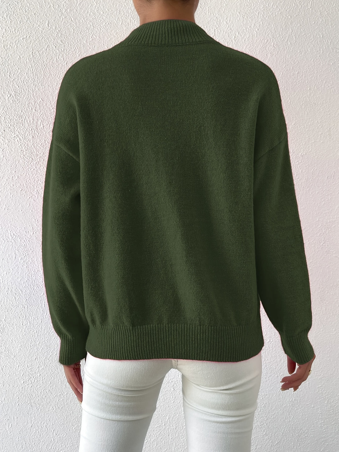 Simone | Relaxed Mock Neck Jumper