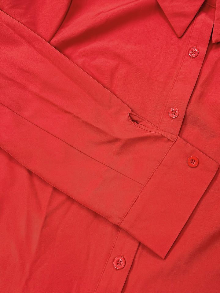 Delia | Tailored Longline Blouse