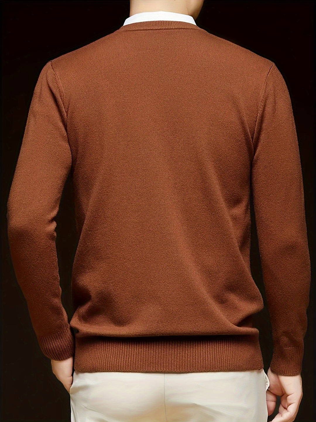 Nigel | Refined V-Neck Jumper
