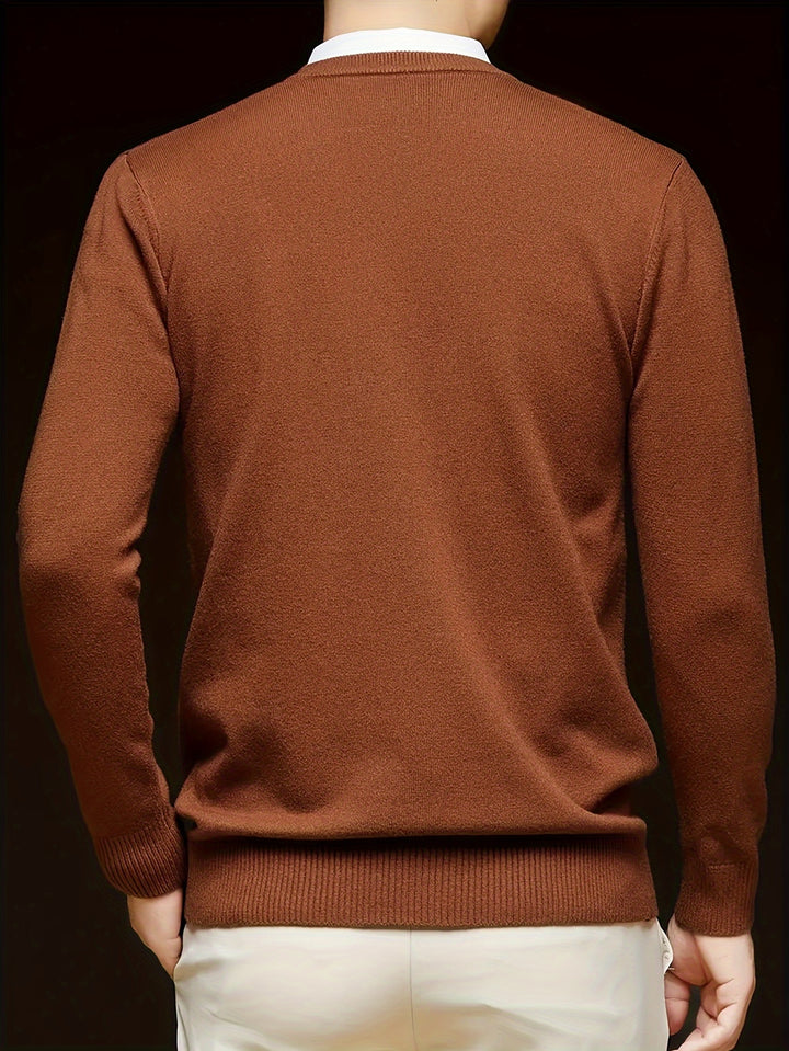 Nigel | Refined V-Neck Jumper