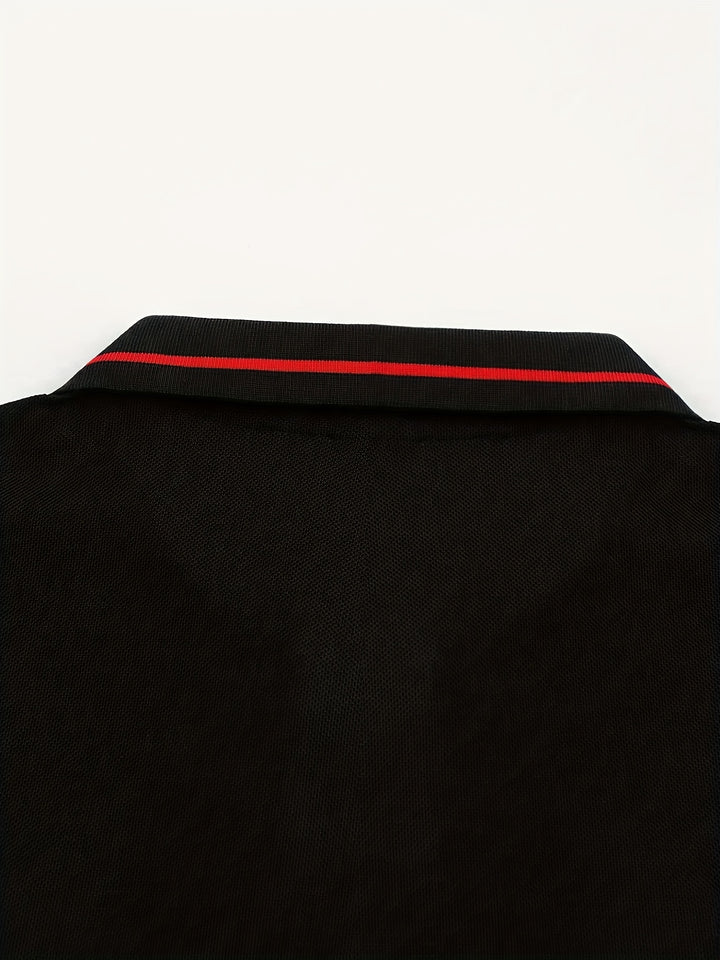Reginald | Refined Long-Sleeve Polo Shirt