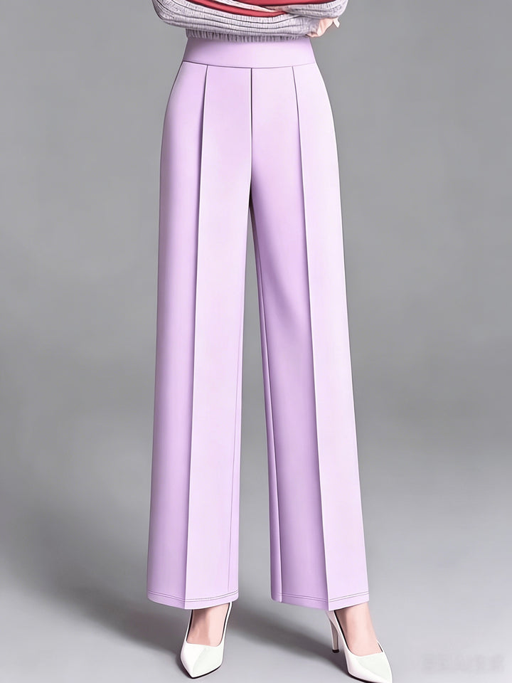 Marlene | High-Waisted Straight-Leg Trousers