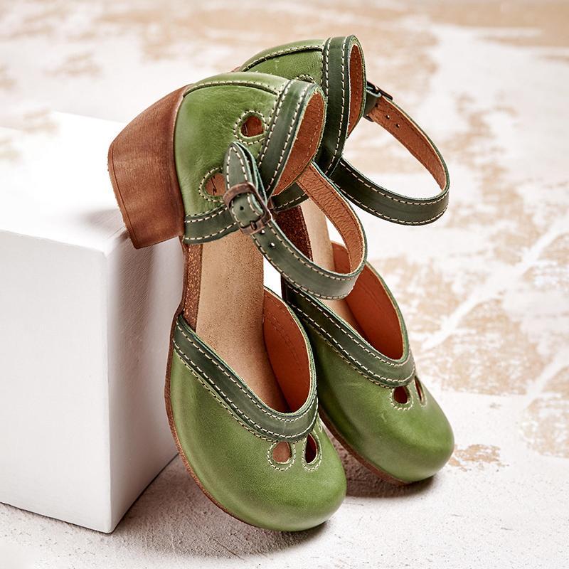 Priscilla | Elegant Comfort T-Strap Sandals