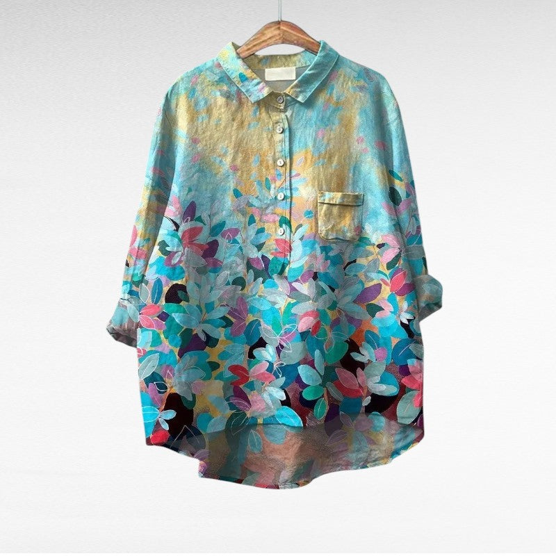 Gwyneth | Vintage-Style Floral Blouse