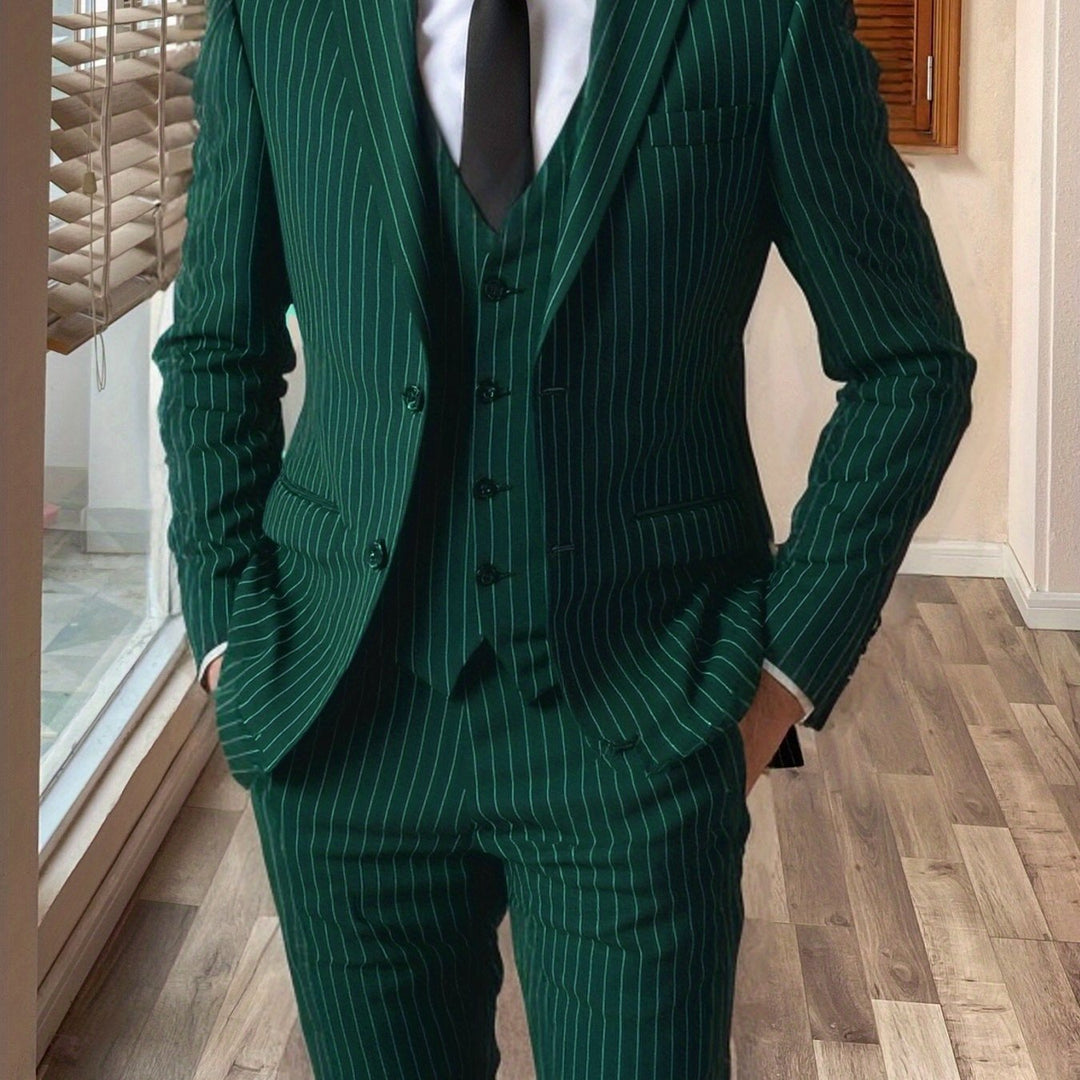 Maxwell | Pinstripe Three-Piece Suit