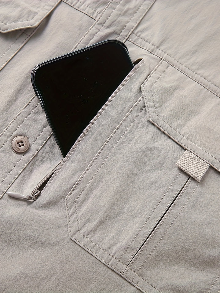 Hollis | Utility Long-Sleeve Cargo Shirt