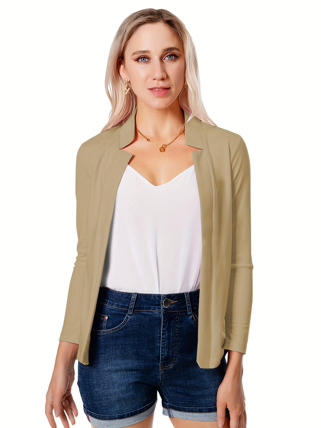 Corinne | Relaxed Open-Front Jacket