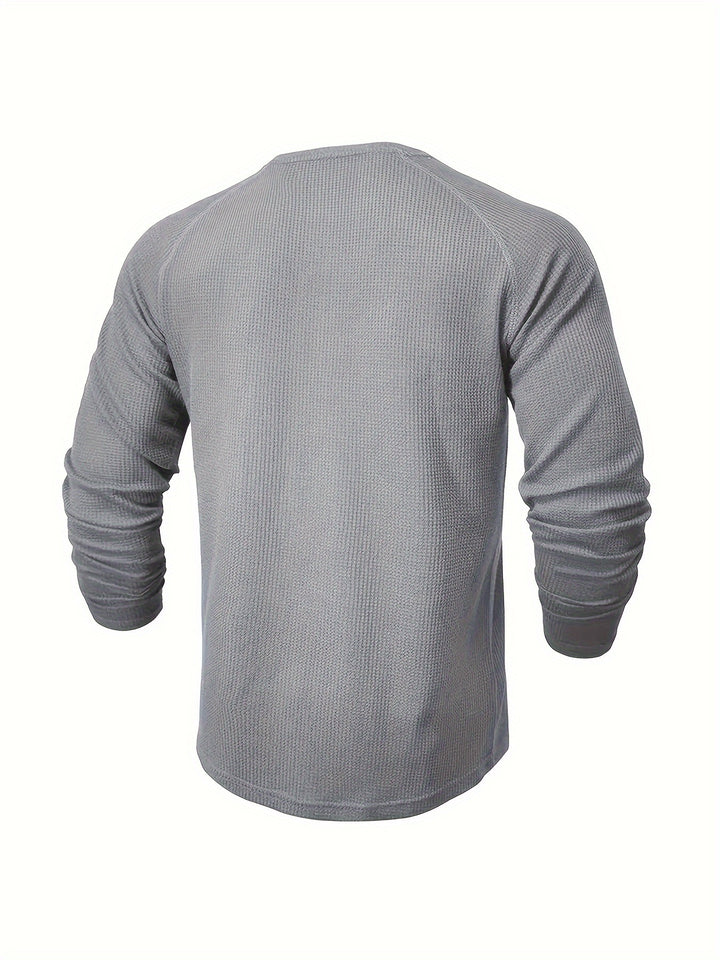 Tobias | Refined Button-Placket Henley Top