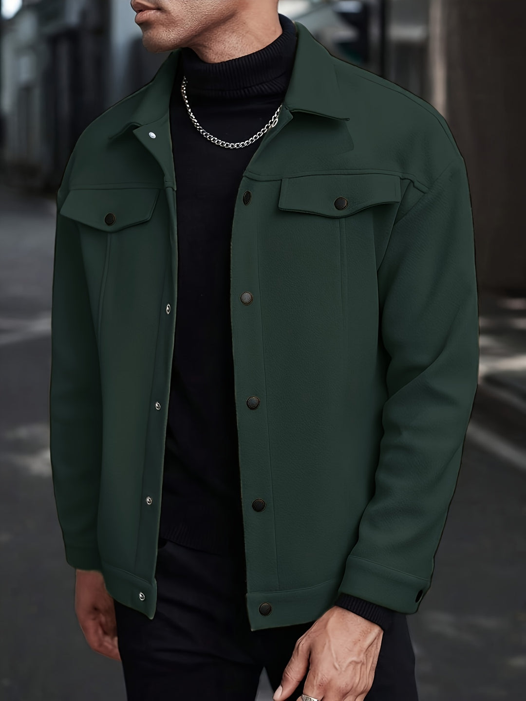 Roderick | Modern Snap-Button Jacket